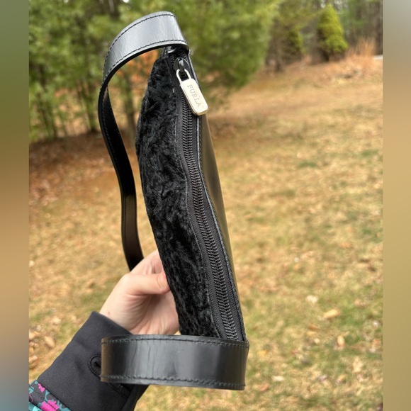 Furla Persian Lamb Fur Leather Shoulder Bag - Picture 12 of 17